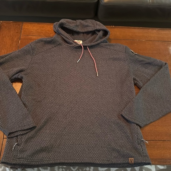 LIV Outdoor Hoodie Pullover Gray. XL. Textured pattern. - Picture 1 of 10